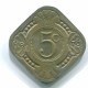 5 CENTS 1970 NETHERLANDS ANTILLES Nickel Colonial Coin #S12524.U.A - Antilles Néerlandaises