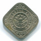 5 CENTS 1970 NETHERLANDS ANTILLES Nickel Colonial Coin #S12524.U.A - Antilles Néerlandaises