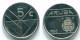 5 CENTS 1986 ARUBA (NIEDERLANDE NETHERLANDS) Nickel Koloniale Münze #S13615.D.A - Aruba