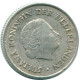 1/4 GULDEN 1965 NIEDERLÄNDISCHE ANTILLEN SILBER Koloniale Münze #NL11293.4.D.A - Niederländische Antillen