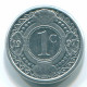 1 CENT 1996 ANTILLAS NEERLANDESAS Aluminium Colonial Moneda #S13149.E.A - Netherlands Antilles