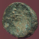 HELMET Antike Authentische Original GRIECHISCHE Münze 2.1g/12.32mm #ANT1180.12.D.A - Grecques