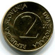 2 TOLAR 1998 SLOVENIA UNC Coin #W11153.U.A - Eslovenia