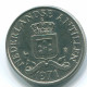 25 CENTS 1971 ANTILLES NÉERLANDAISES Nickel Colonial Pièce #S11502.F.A - Antilles Néerlandaises