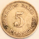 Germany Empire - 5 Pfennig 1908 D, KM# 11 (#4421) - Other - Europe