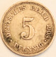 Germany Empire - 5 Pfennig 1908 D, KM# 11 (#4421) - Autres – Europe