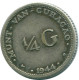 1/4 GULDEN 1944 CURACAO NEERLANDÉS NETHERLANDS PLATA Colonial #NL10647.4.E.A - Curaçao