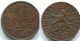 1 CENT 1954 ANTILLAS NEERLANDESAS Bronze Fish Colonial Moneda #S11016.E.A - Antilles Néerlandaises