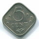 5 CENTS 1971 ANTILLAS NEERLANDESAS Nickel Colonial Moneda #S12204.E.A - Netherlands Antilles