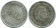 1/10 GULDEN 1966 NIEDERLÄNDISCHE ANTILLEN SILBER Koloniale Münze #NL12902.3.D.A - Niederländische Antillen