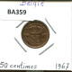 50 CENTIMES 1967 DUTCH Text BELGIEN BELGIUM Münze #BA359.D.A - 50 Cent
