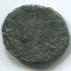 LATE ROMAN IMPERIO Follis Antiguo Auténtico Roman Moneda 1.6g/17mm #ANT2119.7.E.A - Der Spätrömanischen Reich (363 / 476)