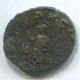 LATE ROMAN IMPERIO Follis Antiguo Auténtico Roman Moneda 1.6g/17mm #ANT2119.7.E.A - The End Of Empire (363 AD To 476 AD)