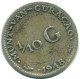 1/10 GULDEN 1948 CURACAO NEERLANDÉS NETHERLANDS PLATA #NL12004.3.E.A - Curacao