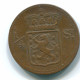 1/4 STUIVER 1826 SUMATRA NETHERLANDS EAST INDIES Copper Colonial Coin #S11673.U.A - Dutch East Indies
