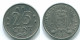 25 CENTS 1971 ANTILLAS NEERLANDESAS Nickel Colonial Moneda #S11526.E.A - Netherlands Antilles