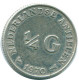 1/4 GULDEN 1970 NETHERLANDS ANTILLES SILVER Colonial Coin #NL11650.4.U.A - Netherlands Antilles