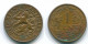 1 CENT 1965 NETHERLANDS ANTILLES Bronze Fish Colonial Coin #S11109.U.A - Antilles Néerlandaises