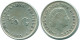 1/10 GULDEN 1960 NETHERLANDS ANTILLES SILVER Colonial Coin #NL12251.3.U.A - Niederländische Antillen