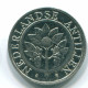 25 CENTS 1990 NIEDERLÄNDISCHE ANTILLEN Nickel Koloniale Münze #S11251.D.A - Niederländische Antillen