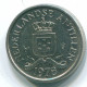 10 CENTS 1978 ANTILLES NÉERLANDAISES Nickel Colonial Pièce #S13572.F.A - Antilles Néerlandaises