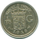 1/10 GULDEN 1918 NETHERLANDS EAST INDIES SILVER Colonial Coin #NL13326.3.U.A - Dutch East Indies
