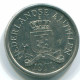 10 CENTS 1971 ANTILLES NÉERLANDAISES Nickel Colonial Pièce #S13427.F.A - Antilles Néerlandaises