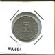 5 DRACHMES 1978 GRECIA GREECE Moneda #AW694.E.A - Griekenland