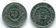 25 CENTS 1990 NIEDERLÄNDISCHE ANTILLEN Nickel Koloniale Münze #S11260.D.A - Antilles Néerlandaises