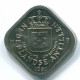 5 CENTS 1980 NIEDERLÄNDISCHE ANTILLEN Nickel Koloniale Münze #S12333.D.A - Antilles Néerlandaises