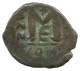 ARAB PSEUDO FOLLIS Auténtico Antiguo BYZANTINE Moneda 5.4g/25mm #AA537.19.E.A - Byzantines