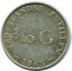 1/10 GULDEN 1963 NIEDERLÄNDISCHE ANTILLEN SILBER Koloniale Münze #NL12624.3.D.A - Netherlands Antilles