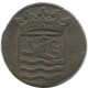 1767 ZEALAND VOC DUIT IINDES NÉERLANDAIS NETHERLANDS NEW YORK COLONIAL PENNY #AE724.16.F.A - Indes Néerlandaises