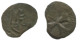 CRUSADER CROSS Authentic Original MEDIEVAL EUROPEAN Coin 0.3g/12mm #AC420.8.E.A - Otros – Europa
