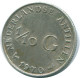 1/10 GULDEN 1970 NETHERLANDS ANTILLES SILVER Colonial Coin #NL13043.3.U.A - Netherlands Antilles