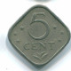5 CENTS 1974 ANTILLES NÉERLANDAISES Nickel Colonial Pièce #S12225.F.A - Nederlandse Antillen