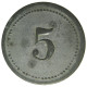 ALLEMAGNE - MAGDEBURG - 005.1 - Monnaie Nécessité Camp Prisonniers - 5 Pfennig - Monedas/ De Necesidad
