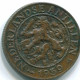 1 CENT 1959 ANTILLAS NEERLANDESAS Bronze Fish Colonial Moneda #S11041.E.A - Nederlandse Antillen