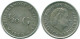 1/10 GULDEN 1970 NIEDERLÄNDISCHE ANTILLEN SILBER Koloniale Münze #NL13056.3.D.A - Antillas Neerlandesas
