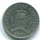 1 GULDEN 1971 NIEDERLÄNDISCHE ANTILLEN Nickel Koloniale Münze #S11956.D.A - Niederländische Antillen