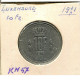 10 FRANCS 1971 LUXEMBURGO LUXEMBOURG Moneda #AT238.E.A - Luxembourg