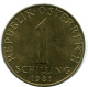 1 SCHILLING 1981 ÖSTERREICH AUSTRIA Münze #AW814.D.A - Oostenrijk