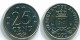 25 CENTS 1979 NETHERLANDS ANTILLES Nickel Colonial Coin #S11651.U.A - Nederlandse Antillen