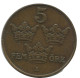 5 ORE 1911 SUECIA SWEDEN Moneda #AC453.2.E.A - Sweden
