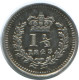 1 1/2 PENCE 1843 UK GBAN BRETAÑA GREAT BRITAIN PLATA Colonial #AE802.16.E.A - E. 1 1/2 - 2 Pence