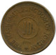 10 FILS 1964 JORDANIA JORDAN Moneda #AP111.E.A - Jordania
