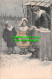 R549689 Winter Time. Girl In Yellow Clothes And Boy In Dark Colour Clothes. 1905 - World