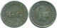 1/10 GULDEN 1962 ANTILLES NÉERLANDAISES ARGENT Colonial Pièce #NL12418.3.F.A - Antilles Néerlandaises