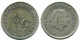 1/4 GULDEN 1967 NIEDERLÄNDISCHE ANTILLEN SILBER Koloniale Münze #NL11525.4.D.A - Netherlands Antilles