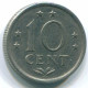 10 CENTS 1970 NIEDERLÄNDISCHE ANTILLEN Nickel Koloniale Münze #S13350.D.A - Nederlandse Antillen